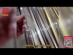 Aluminium-Außenfußboden T-Formungs-Übergangsstreifen-Raum-Metall-Boden-Teilstreifen