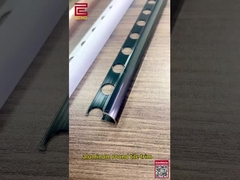 Aluminium-Anodisiertes Silber Außenecke Trimmen Bullnose Edge Fliesen Trimmen