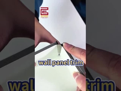 Weiße Wandrandfliesen-Trimm Keramik-Metallfliesen-Grenz-Trimm nach dem Fliesen