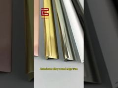 Aluminiumlegierung Rundkantenleiste | Dekorative Metalleckleiste für die Wohnungsrenovierung #aluminiumleiste