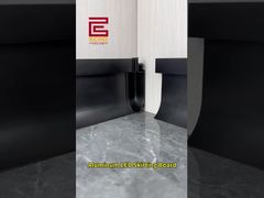 Aluminium-LED-Sockelleiste | Moderne Wandsockelverkleidung mit Ambientebeleuchtung #aluminumtrim