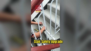 Rutschfeste Treppenkante aus Aluminium | Treppenkantenverkleidung für Fliesen und Stufen#AluminiumStairTrim#StairNosing