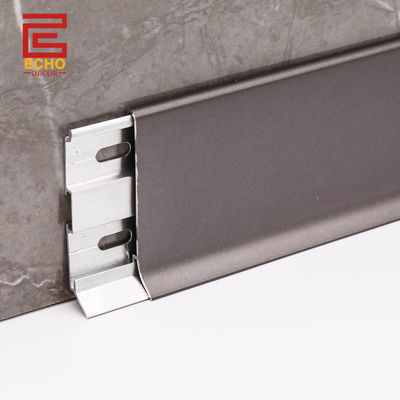 Qualität  Aluminium Skirting Board Profiles Waterproof Skirting Baseboard Covers usine