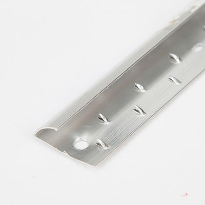 Silbermetall Aluminium Teppich Rand Trim 2m Rand Schutzstreifen