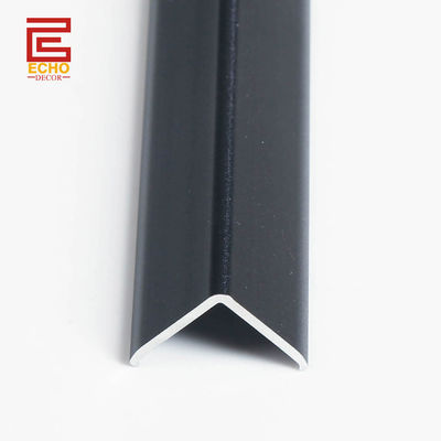 Zeitgenössische Kantenfliesen 15mm Schwarze Farben Winkelfliesen Profil Trim