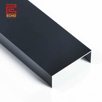 Flat Bar Aluminium Chrom Fliesen Rand Trim Matte Schwarz Für Wand und Boden Dekoration