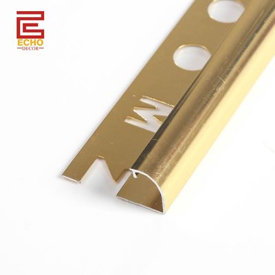 Gold-Aluminium-Bullnose-Grenze für den Schutz von Keramikkanten