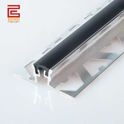 Aluminium-Bodenübergangstreifen Betonfliesen-Erweiterungsgliedstreifen für Bodenbelag