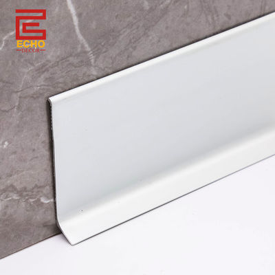 Wasserdichtes weißes Wand-Skirtenbrett Profile 100 mm hoch Baseboard Trim Profile