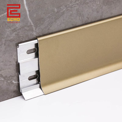 60mm Gold Cove Bodenbelag Skirting Boards Trim Profile Maßgeschneidert