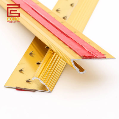 Selbstklebende Teppich-Ende-Schliff Gold-Metall-Teppich-Kanten-Schliff
