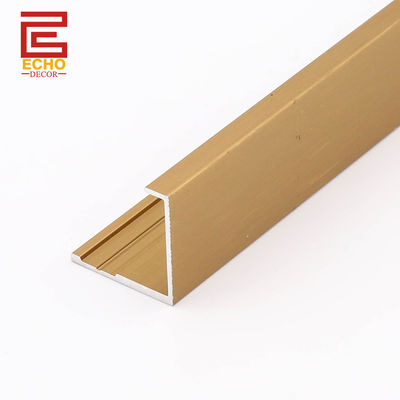 Anodisierte Aluminiumwandplatten Fliesen-Schnitt Endkappe Schnitt für PVC-Platten