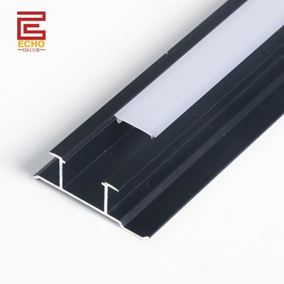 Flexibles schwarzes Aluminium-LED-Profil 3 m für Deckendekoration