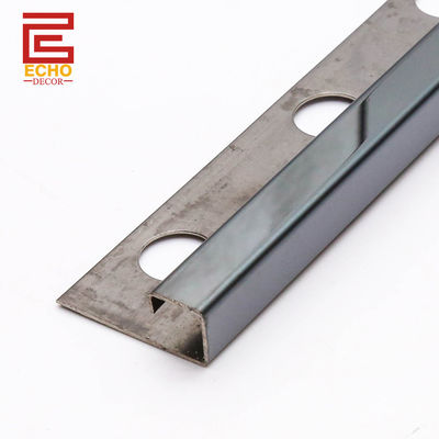 Edelstahl Quadratfliesen Trim Wand Randfliesen Trim für äußere Ecken