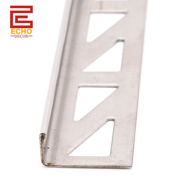 Metall-Silber-Kante-Fliesen-Beschneidung Boden-Keramik-Fliesen-End-Beschneidung Profile