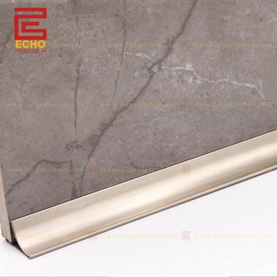 Edelstahl Fußboden Halb Bullnose Skirting Board Profile 120 mm