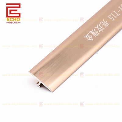 Rose Gold Aluminium Fliesen Trim T-förmige Fliesen Rand Trim Profil