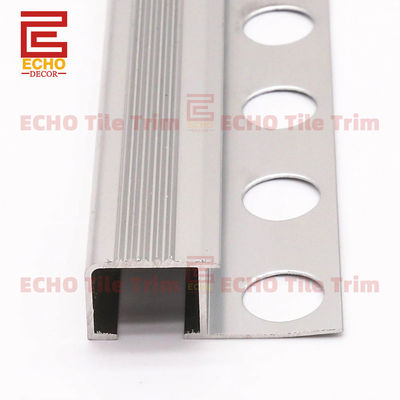 Quadratische Nase Schritt Rand Trim Treppe Nasen Trim Formen 12mm Verbesserung der Sicherheit mit Anti-Rutsch-Design